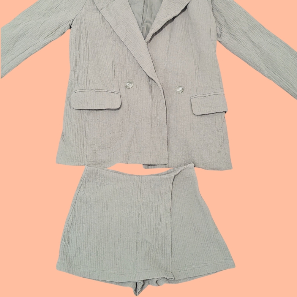 Blazer and Skort Set